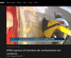 IPEM-PR fiscaliza bombas de combustíveis em Londrina, Apucarana e Arapongas