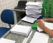 Papel sulfite passa por testes na Regional de Cascavel