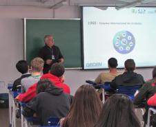 Palestra dos gerentes do IPEM-PR para alunos do IFPR - Campus de Colombo