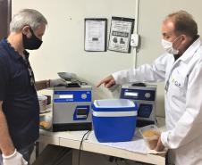 Equipe da Regional de Cascavel verifica Medidores de Umidade de Grãos em Cooperativas e Moinhos