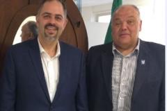 Presidente Oliveira Filho visita o Secretário da Justiça, Trabalho e Direitos Humanos Artagão Júnior