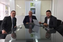 Presidente Oliveira, Paulo Gomes da Silva e Daniel Campos