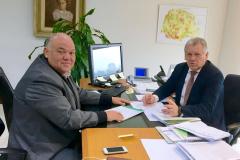Reunião do presidente Oliveira Filho com o secretário Dilceu Sperafico