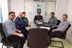 Diretor Administrativo e Financeiro recebe auditores do Inmetro
