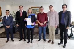 Governadora Cida Borghetti e o presidente do IPEM PR Emerson Rosetti