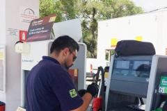 Verificação em bombas de combustíveis