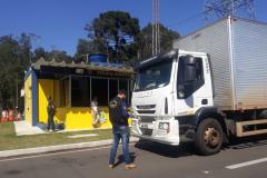 Fiscalização de cronotacógrafos em Guarapuava, distrito de Guará
