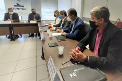 Reunião em Brasília com a presença do presidente do IPEM-PR e presidente do Inmetro