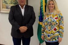 Presidente do Ipem-PR visita vice-governadora