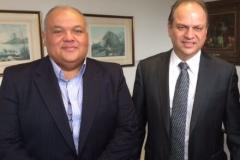 Presidente Oliveira Filho e o ministro Ricardo Barros