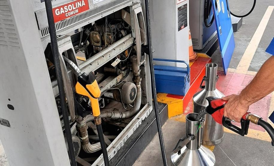 Fiscalização nacional de bombas de combustível