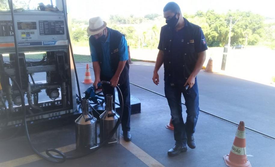 Fiscalização nacional de bombas de combustível
