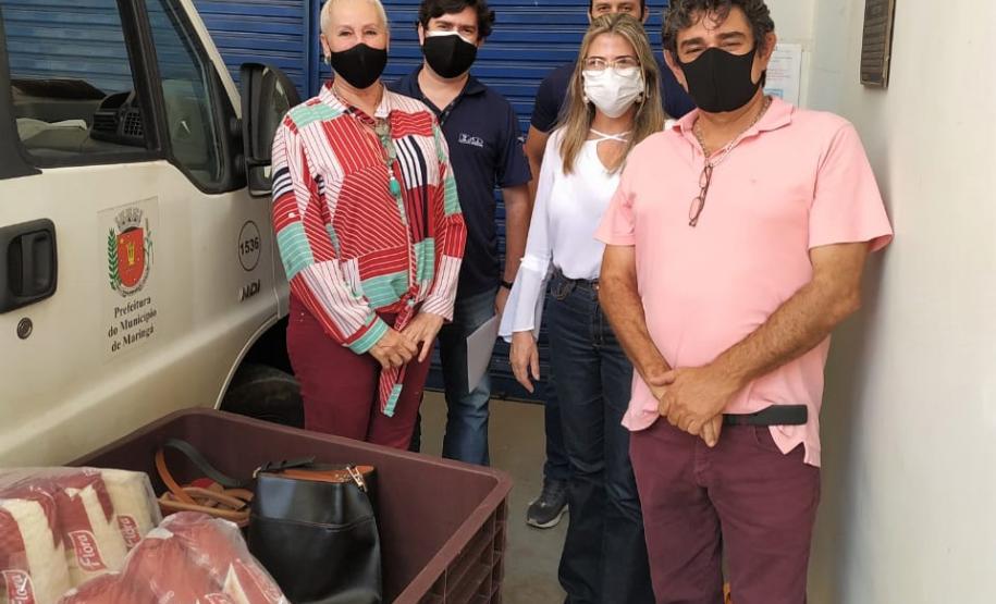 Doção da Regional do IPEM-PR em Maringá de produtos pré-medidos ao Provopar de Maringá