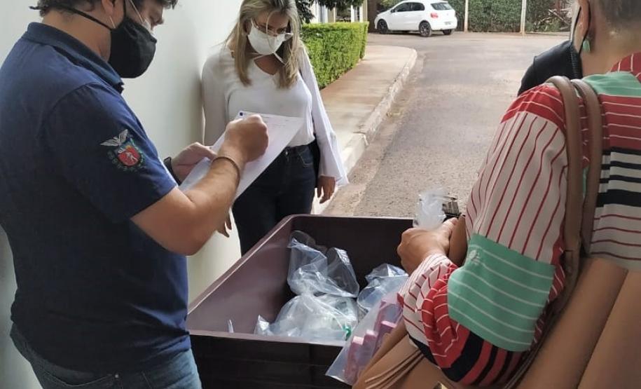 Doção da Regional do IPEM-PR em Maringá de produtos pré-medidos ao Provopar de Maringá