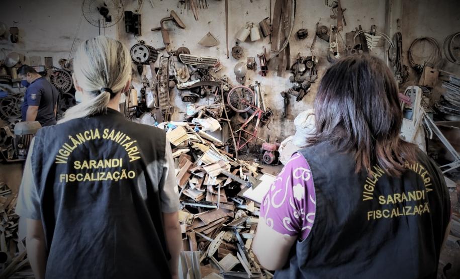 Ação conjunta entre equipes do IPEM-PR, PROCON Sarandi e Vigilância Sanitária