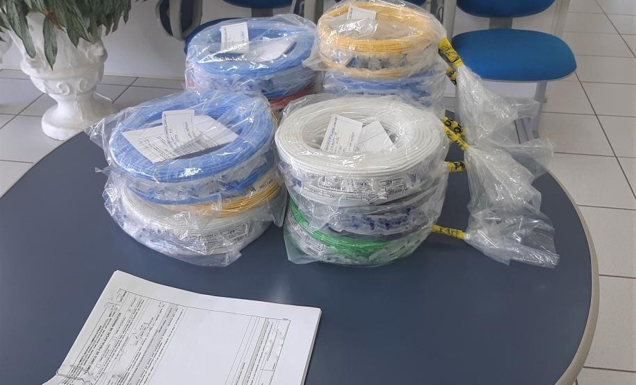 Fios e cabos elétricos irregulares são apreendidos pelo IPEM-PR