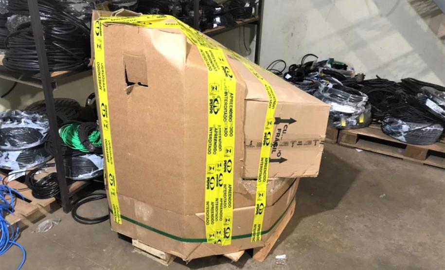 Fios e cabos elétricos irregulares são apreendidos pelo IPEM-PR