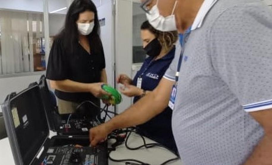 Treinamento para utilização do micro-ohmímetro em fiscalizações de fios e cabos elétricos