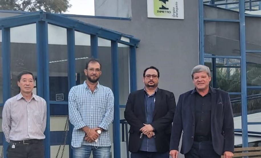 Visita do presidente do IPEM-RO ao IPEM do Paraná