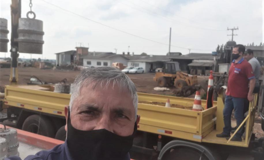 Verificação de balança rodoviária em empresa privada