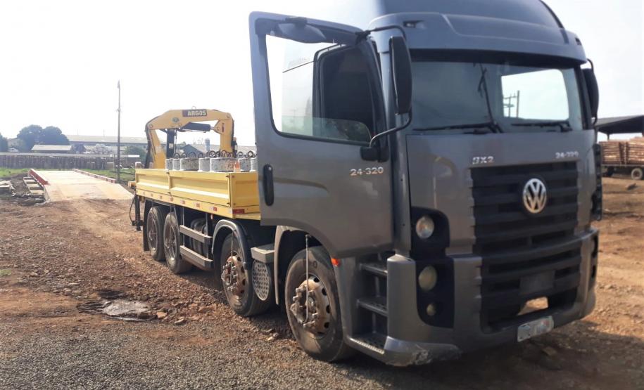 Verificação de balança rodoviária em empresa privada