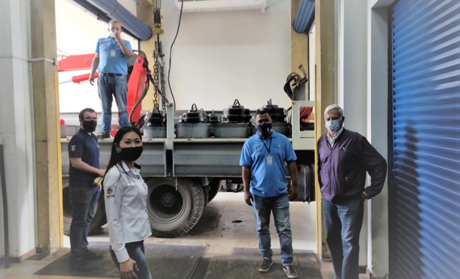 LAMAR calibra pesos padrão do IPEM do Espírito Santo