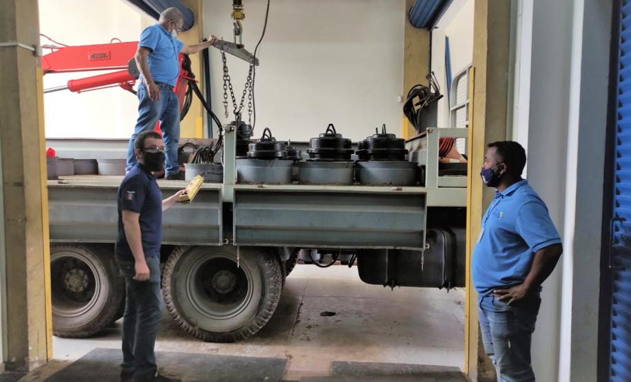 LAMAR calibra pesos padrão do IPEM do Espírito Santo