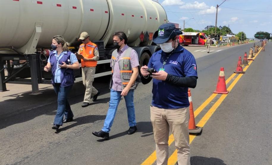 IPEM-PR fiscaliza transportadores de cargas perigosas