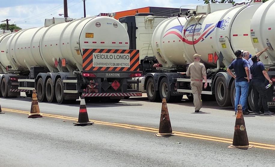 IPEM-PR fiscaliza transportadores de cargas perigosas