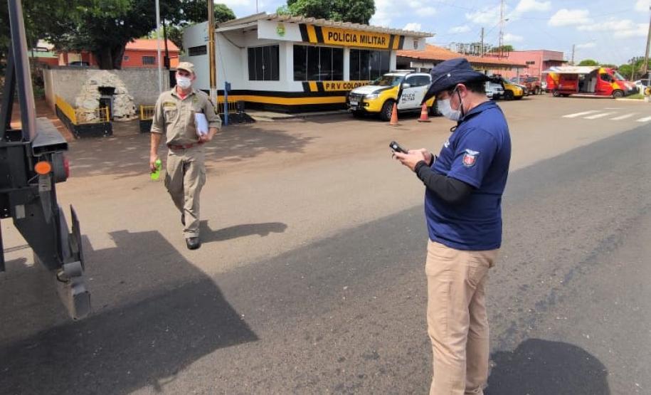 IPEM-PR fiscaliza transportadores de cargas perigosas