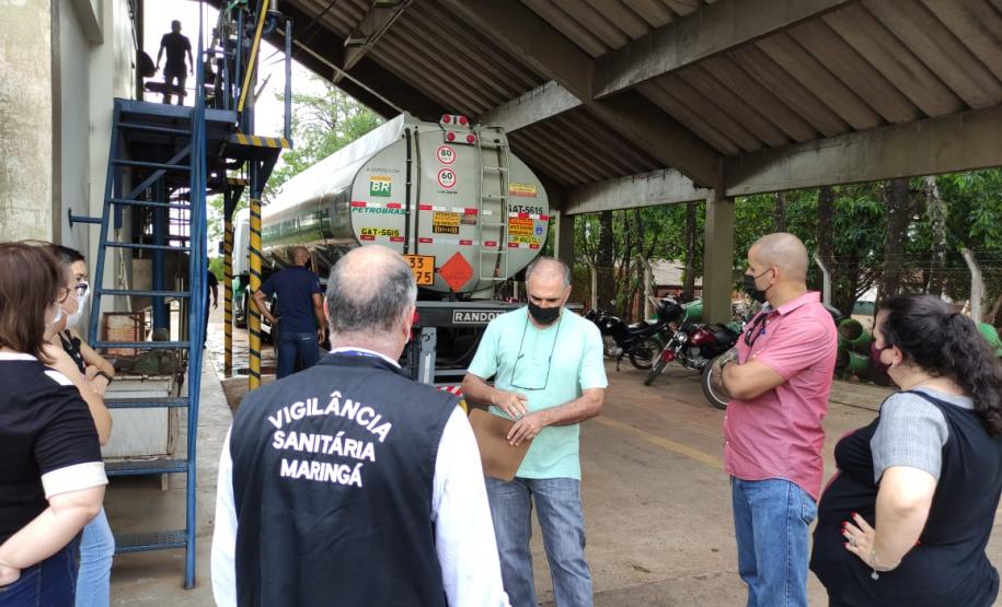 Equipe da REMAR faz palestra para Regional de Saúde sobre como identificar veículos que já transportaram produtos perigosos