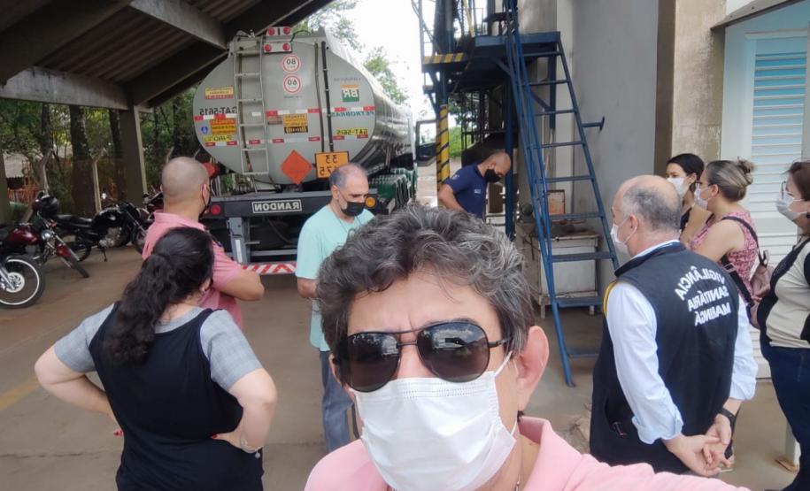 Equipe da REMAR faz palestra para Regional de Saúde sobre como identificar veículos que já transportaram produtos perigosos