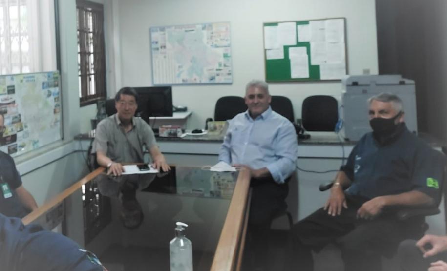 DIRAF - Ivo Lima e DIMEQ - Shiniti Honda visitaram as Regionais de Guarapuava e Cascavel