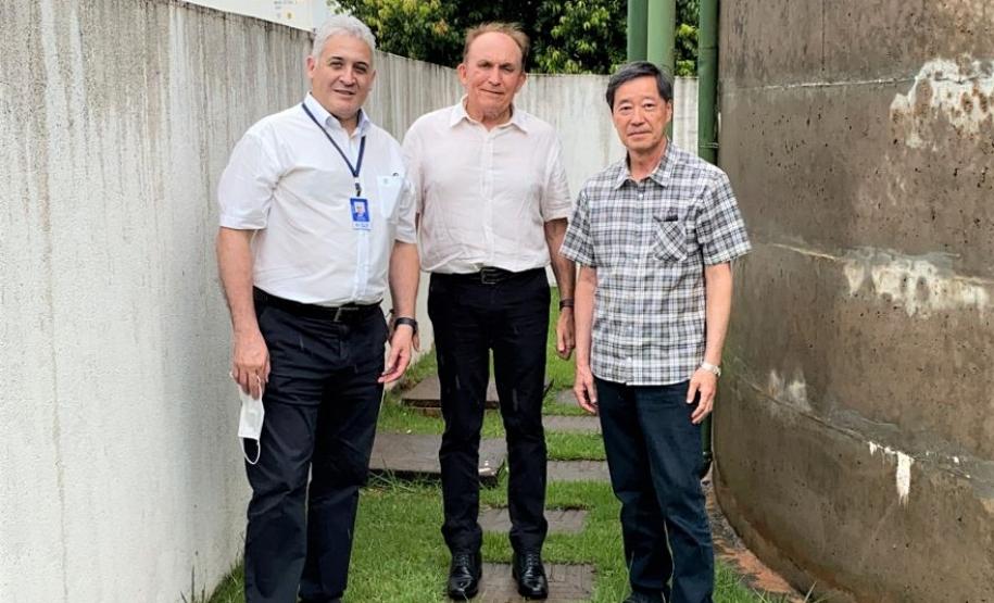 DIRAF - Ivo Lima e DIMEQ - Shiniti Honda visitaram as Regionais de Guarapuava e Cascavel