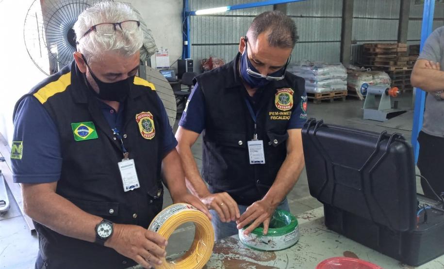 Operação Nacional Energia Segura fiscaliza cabos e fios elétricos