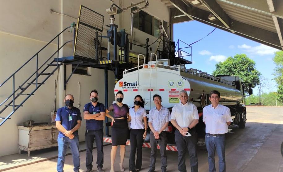 Ivo Lima e Shiniti Honda no Posto de Verificação de Caminhão Tanque de Maringá