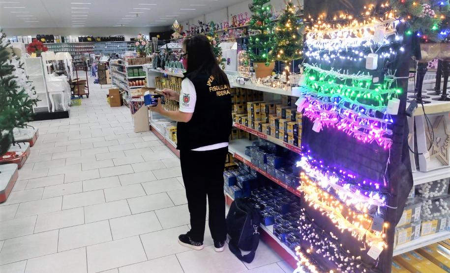 Operação Nacional de Natal fiscaliza brinquedos, bicicletas de uso infantil e luminárias, além de produtos pré-embalados