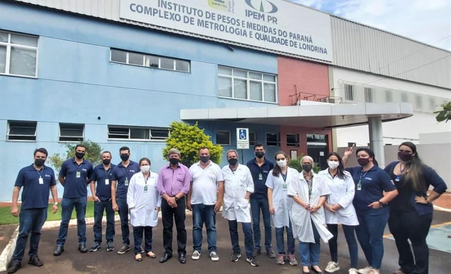 Presidente do IPEM-PR em visita à Regional de Londrina