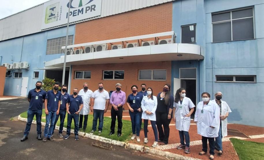 Presidente do IPEM-PR em visita à Regional de Londrina