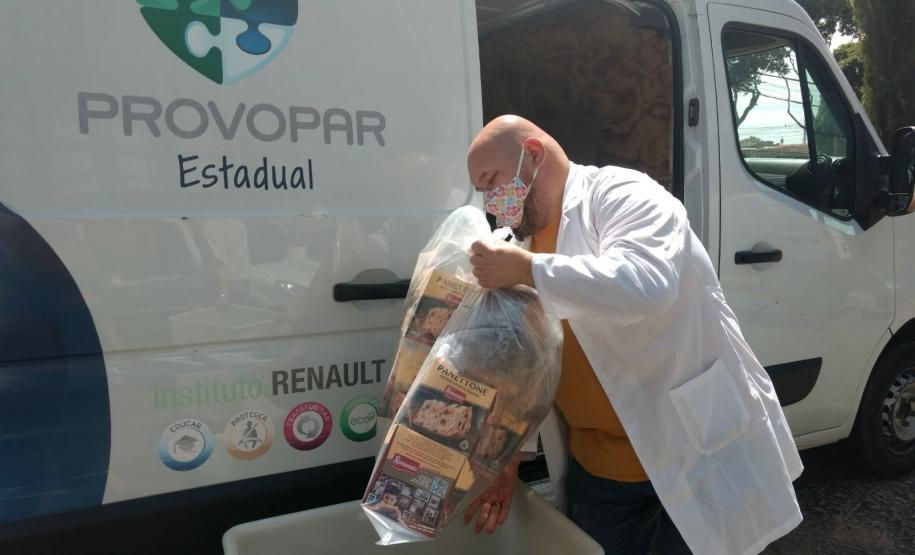 IPEM-PR doa alimentos e produtos de higiene pessoal e limpeza ao Provopar