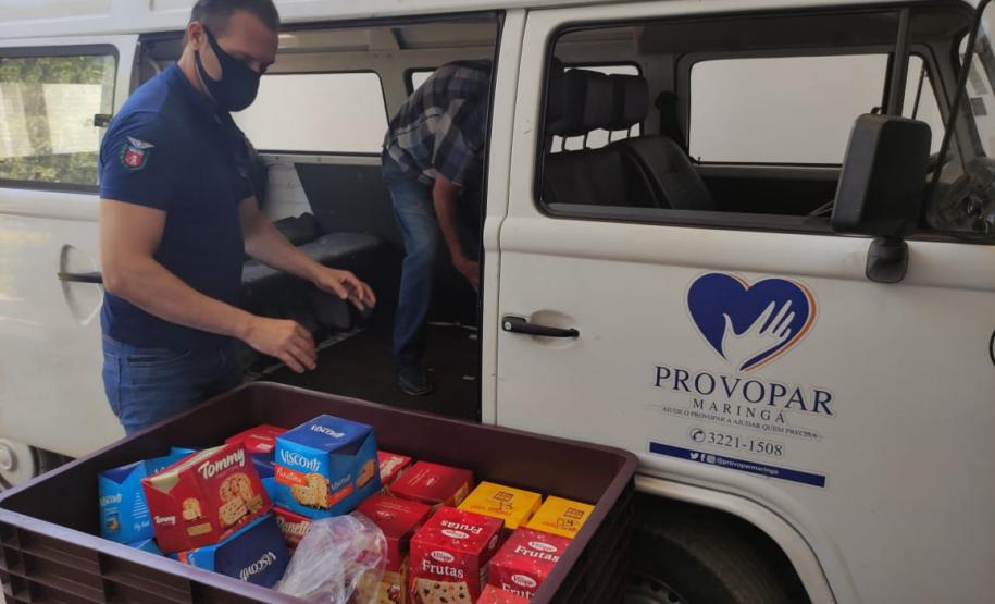 Provopar de Maringá recebeu doação de produtos da Regional de Maringá
