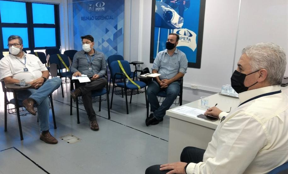 IPEM-PR recebe equipe da Controladoria Geral do Estado