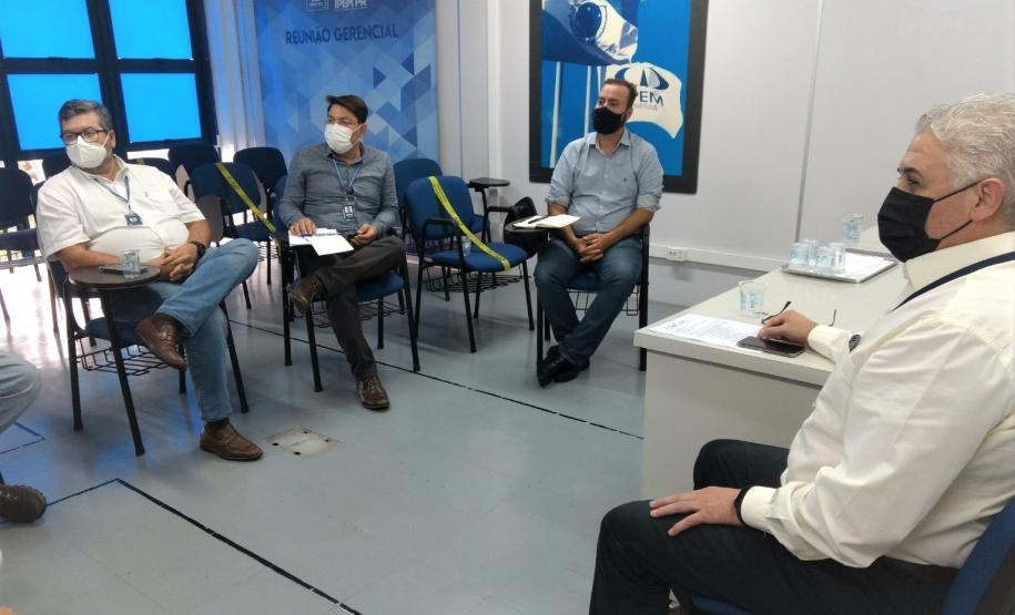 IPEM-PR recebe equipe da Controladoria Geral do Estado