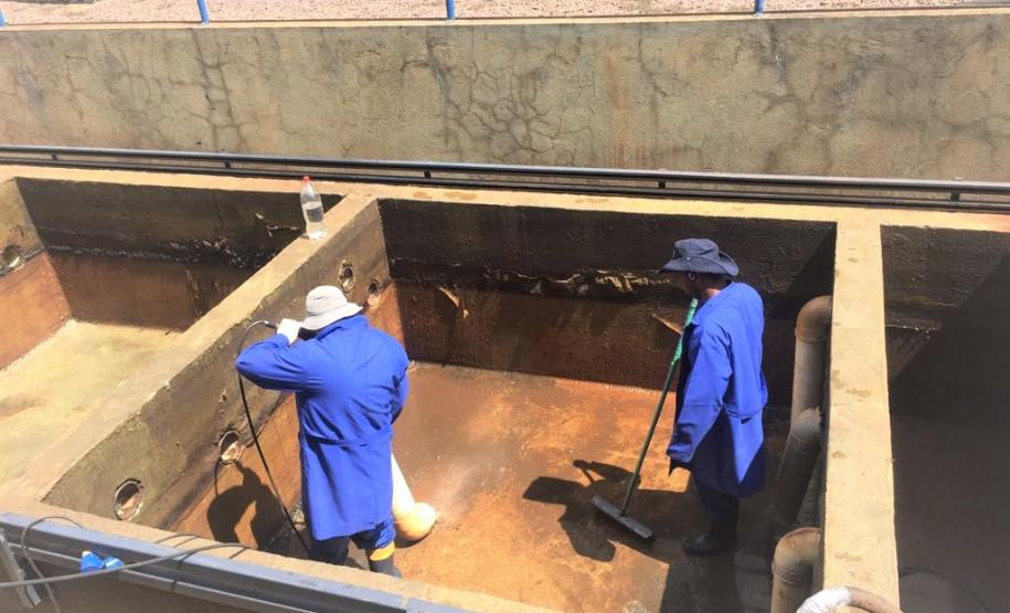 Limpeza do Sistema de Verificação de Caminhão Tanque da RECAS