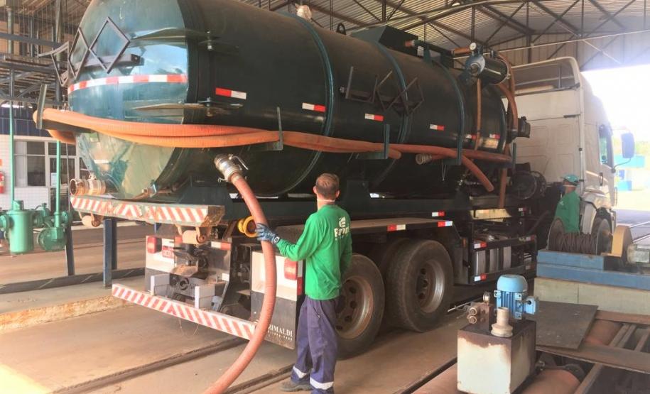 Limpeza do Sistema de Verificação de Caminhão Tanque da RECAS