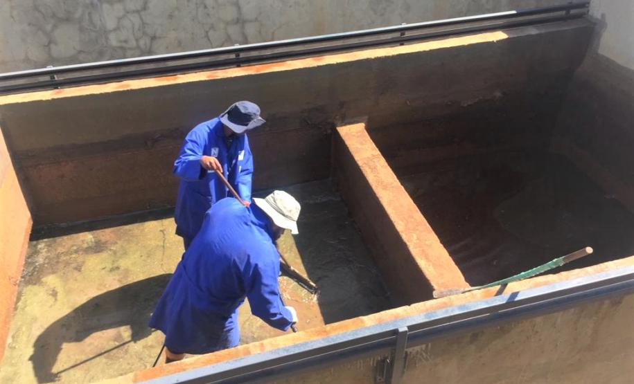 Limpeza do Sistema de Verificação de Caminhão Tanque da RECAS