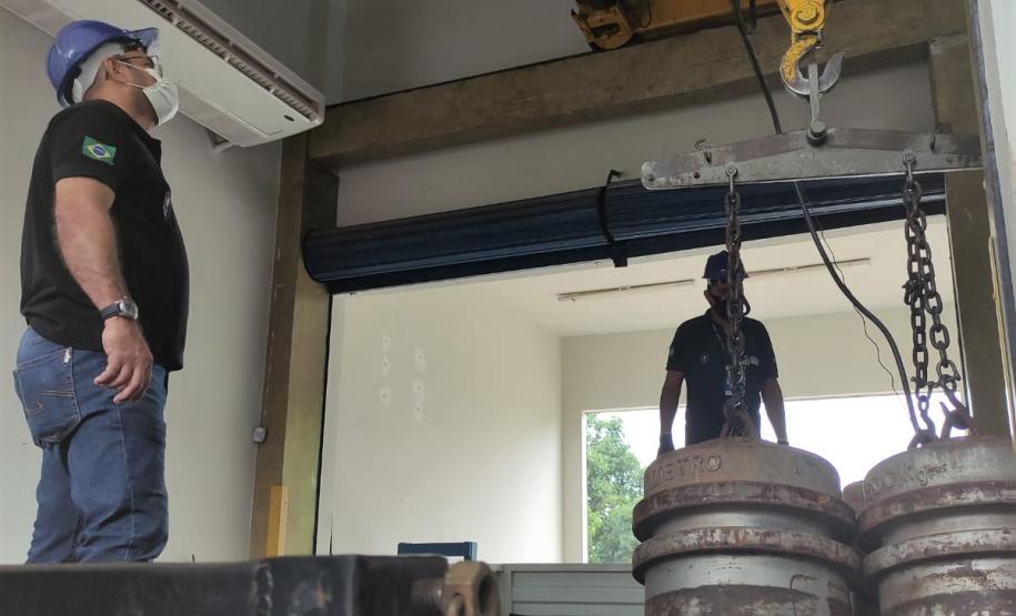 Pesos do Ipem-RO e do Inmetro-Surgo são calibrados no Laboratório de Maringá