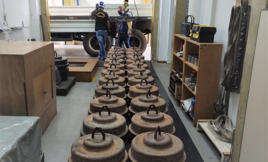 Pesos do Ipem-RO e do Inmetro-Surgo são calibrados no Laboratório de Maringá