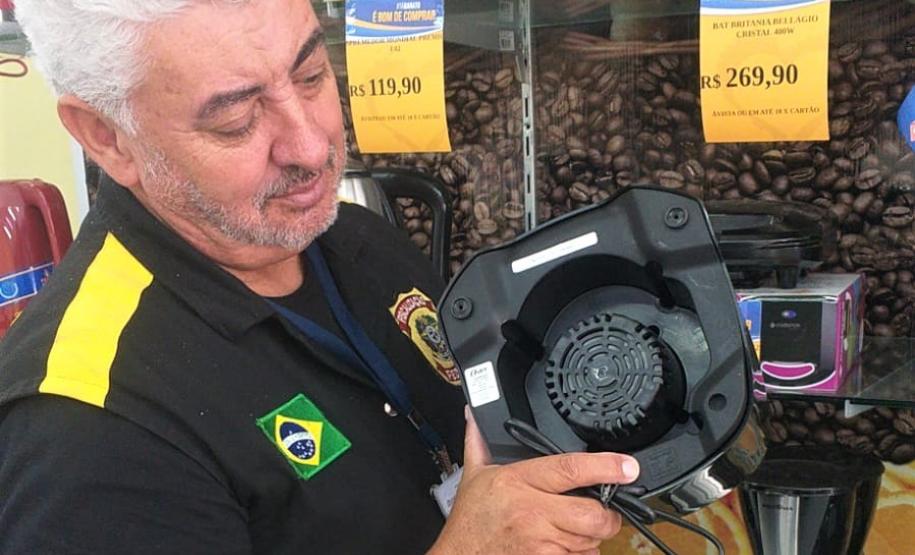 IPEM-PR participa da Operação Nacional Casa Segura com fiscalização de produtos de uso doméstico