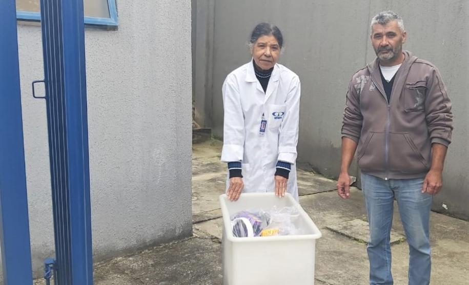 IPEM-PR faz doação de produtos pré-embalados ao Provopar, em Curitiba